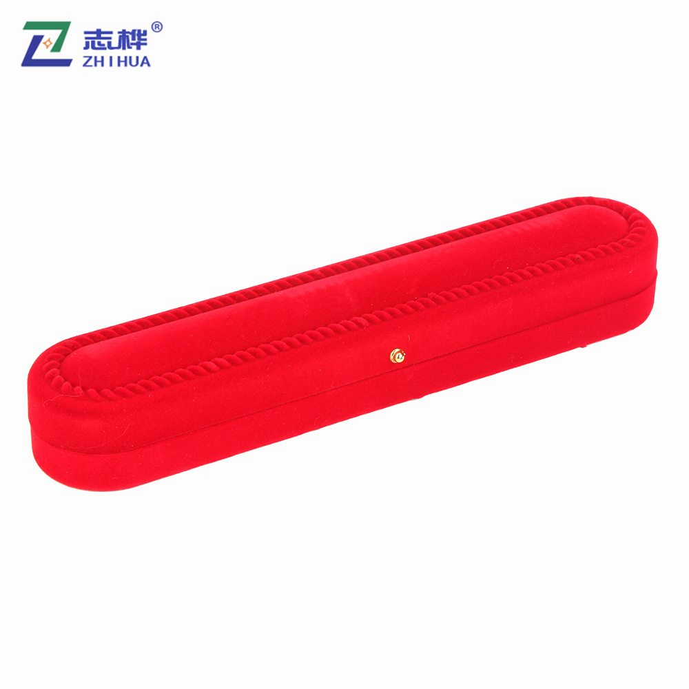 Factory Direct Sales Thread Flocking Packaging Box High-End Jewelry Jewelry Box Ring Box Jewelry Gift Box