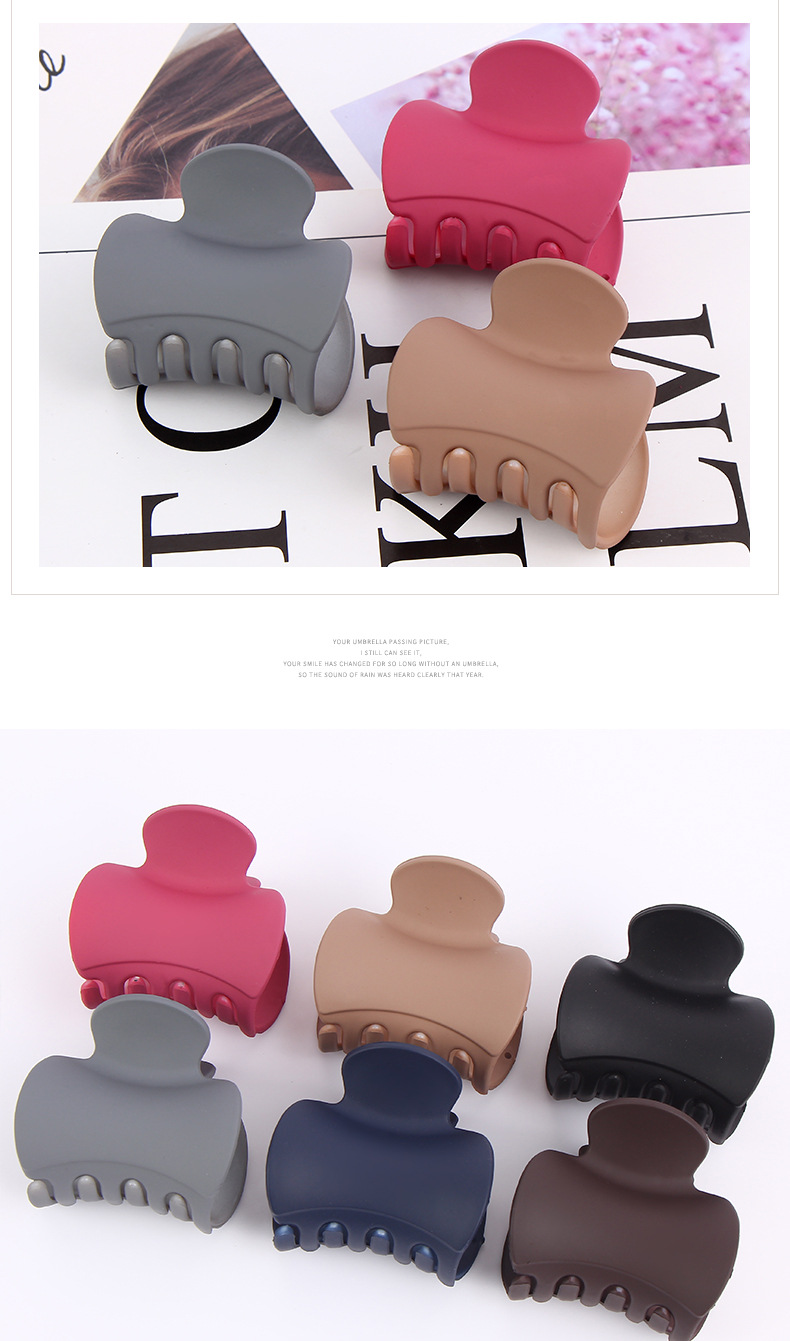 South Korea's new simple grab ladies bath tray hair plastic clip adult hair clip hair accessories manufacturers direct