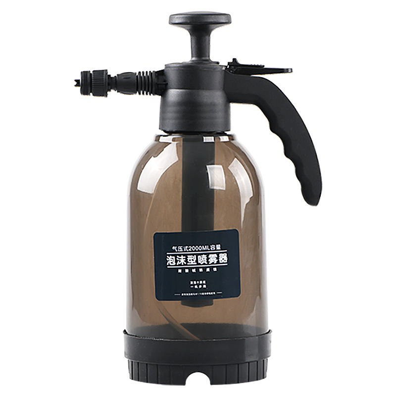 Factory Wholesale 2L Bubble Watering Can Household Hand-Held Car Wash Spray Watering Plastic sprayer