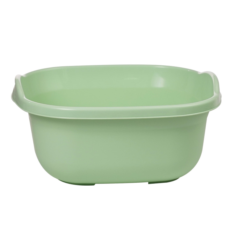 Plain Square plastic basin washing Basin Household washing basin foot basin Children&#039;s small basin
