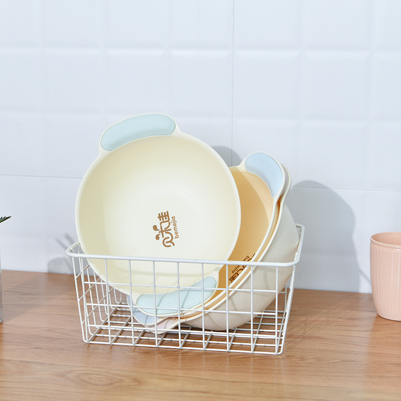 Children&#039;s washbasin plastic basin baby wash buttocks small basin household size extra thick Cartoon wash foot washbasin laundry basin