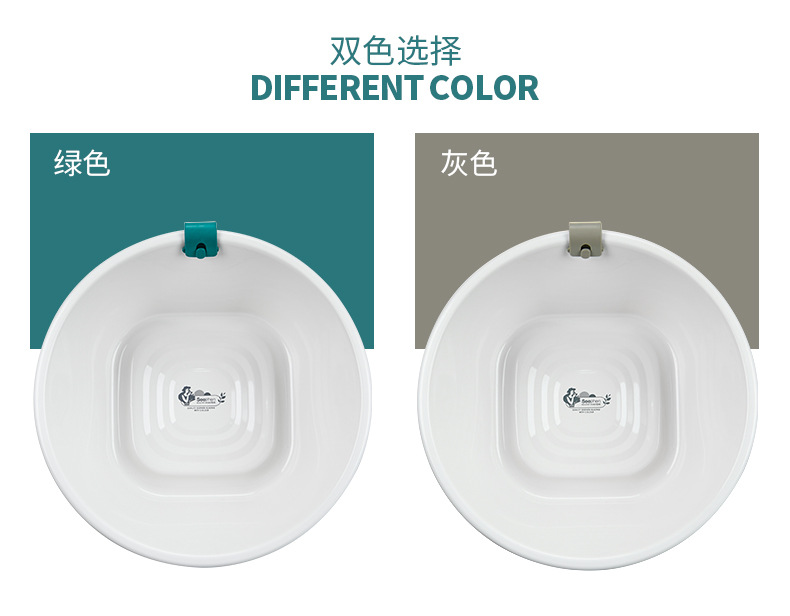 Factory Direct Sales Household Creative Simple Washbasin Thickened Wall-Mounted Washbasin with Ears for Student Dormitory Plastic Basin