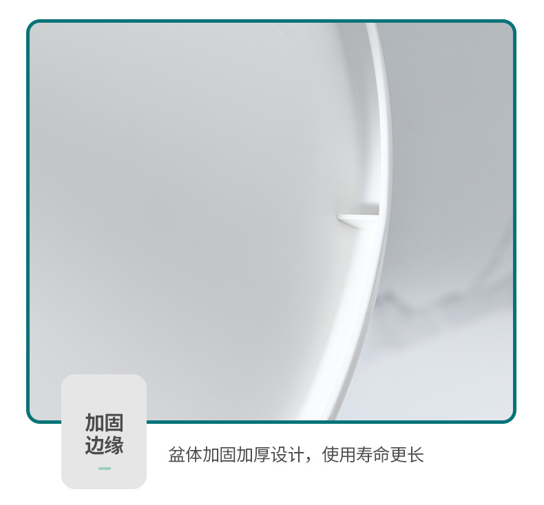 Factory Direct Sales Household Creative Simple Washbasin Thickened Wall-Mounted Washbasin with Ears for Student Dormitory Plastic Basin