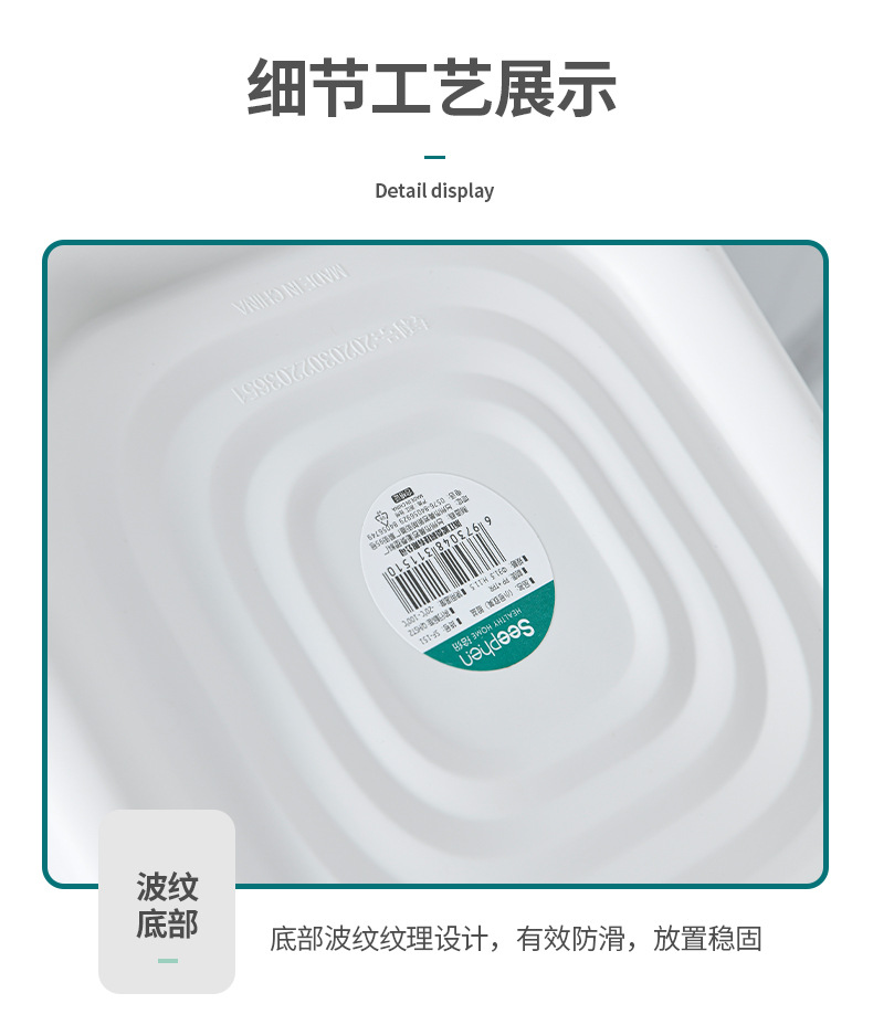 Factory Direct Sales Household Creative Simple Washbasin Thickened Wall-Mounted Washbasin with Ears for Student Dormitory Plastic Basin
