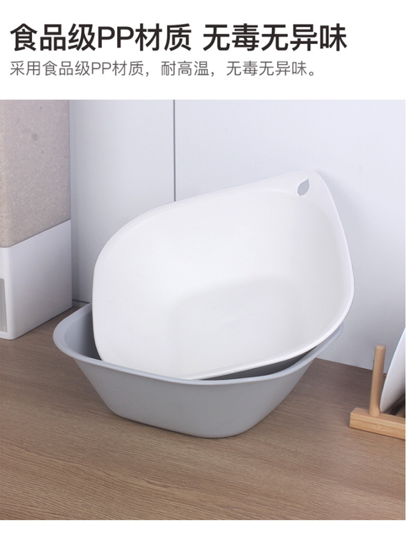 Square Plastic Basin Children Washbasin Laundry Basin Feet-Washing Basin Household Large Laundry Bason Small Washbasin