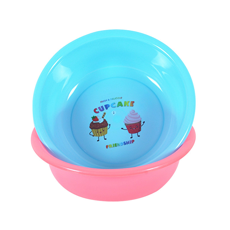 Plastic basin Household Washbasin Thickened Washbasin Gift Gift Plastic Laundry Basin Advertising Printing Plastic Basin