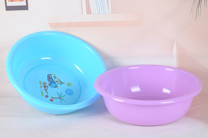 Plastic basin Household Washbasin Thickened Washbasin Gift Gift Plastic Laundry Basin Advertising Printing Plastic Basin