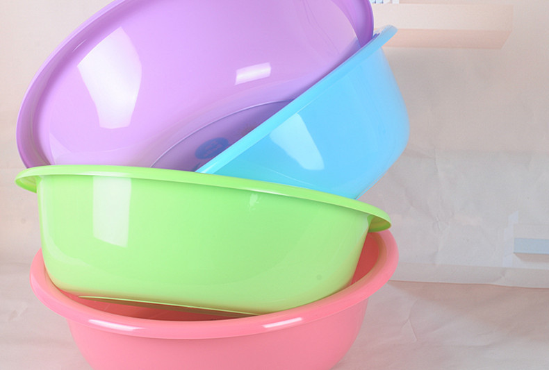 Plastic basin Household Washbasin Thickened Washbasin Gift Gift Plastic Laundry Basin Advertising Printing Plastic Basin
