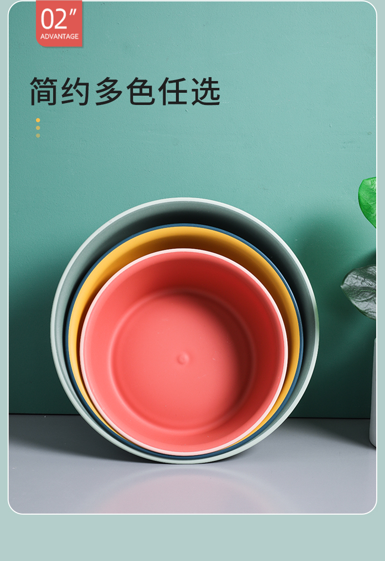 Washbasin Household Extra Thick and Durable Plastic Basin Large Baby Wash Ass for Student Dormitory Washbasin