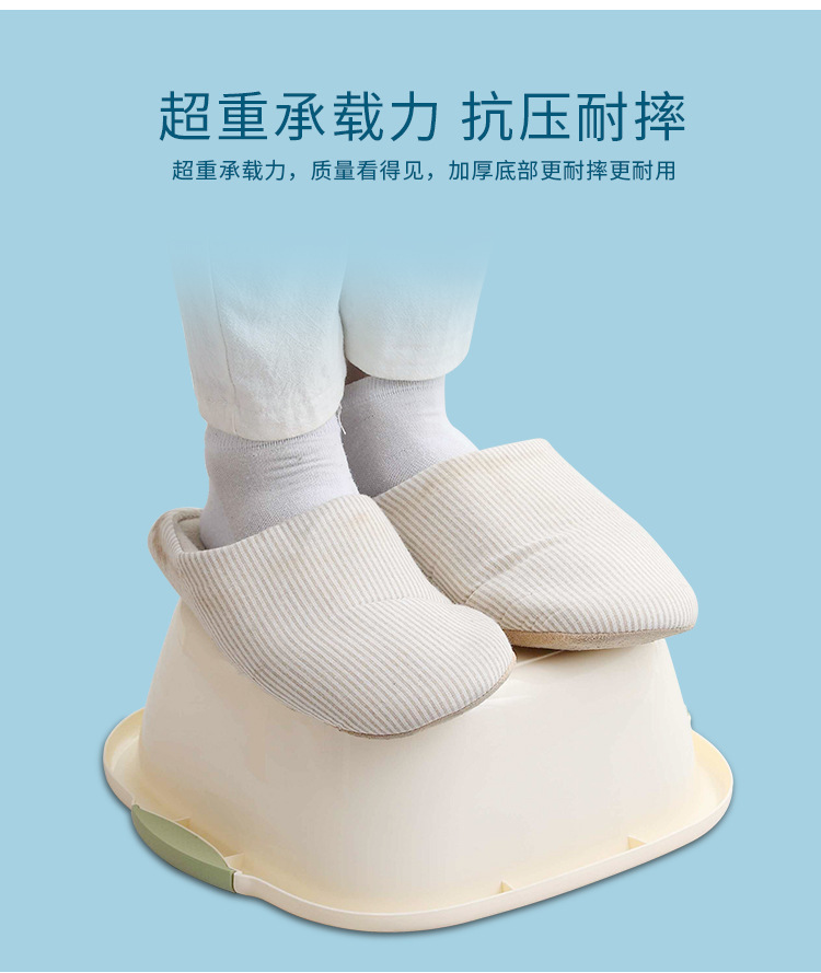 Binaural square washbasin plastic basin thickened baby washbasin children's foot basin environmental protection PPwashbasin