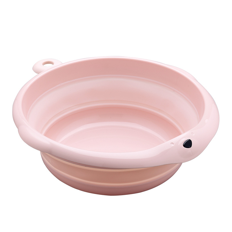 Wholesale Children&#039;s Folding Basin Plastic Basin Hanging Baby Washbasin Daily Necessities