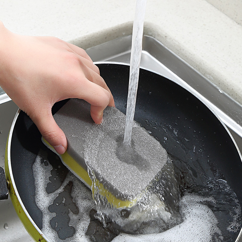 Sponge Magic Mop Kitchen Brush Bowl Strong Decontamination Cleaning Pot Descaling Scouring Pad Sponge Block Dish Brush