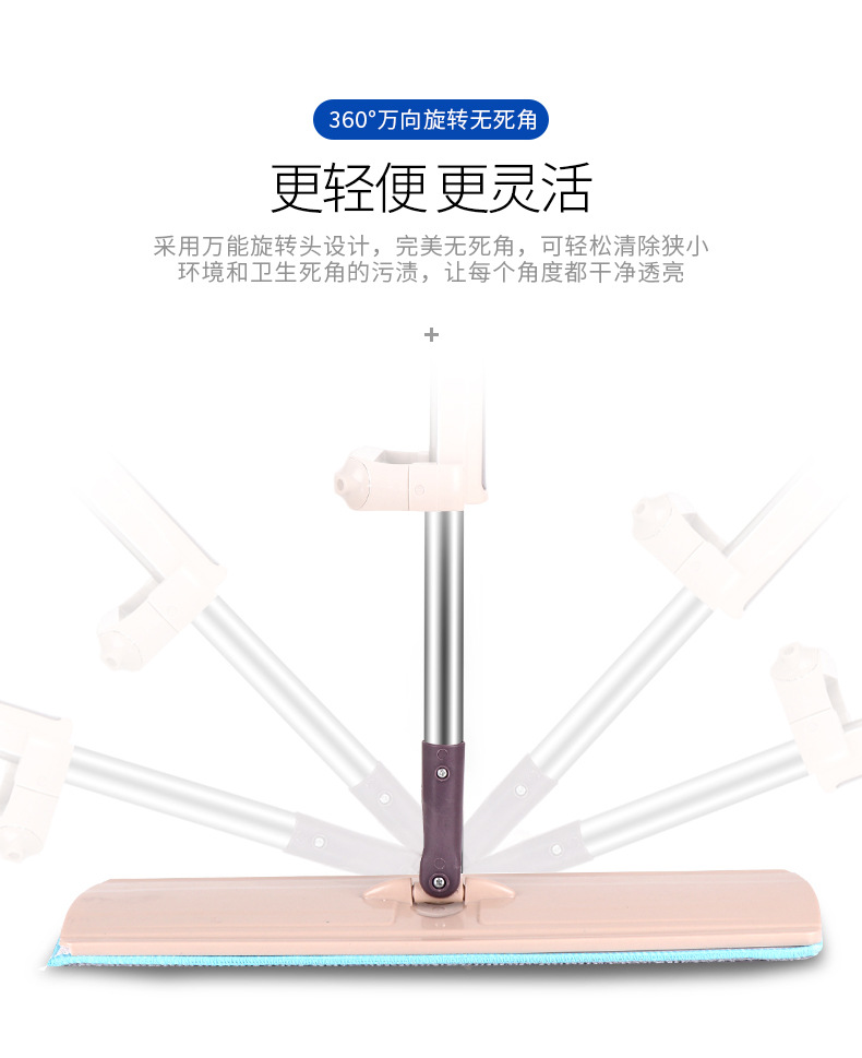 Wash by hand self-filter plate mop 3545cm without touching self-squeeze mop scratch happy mop lazy mop Wash by hand self-filter plate mop 3545cm without touching self-squeeze mop scratch happy mop lazy mop