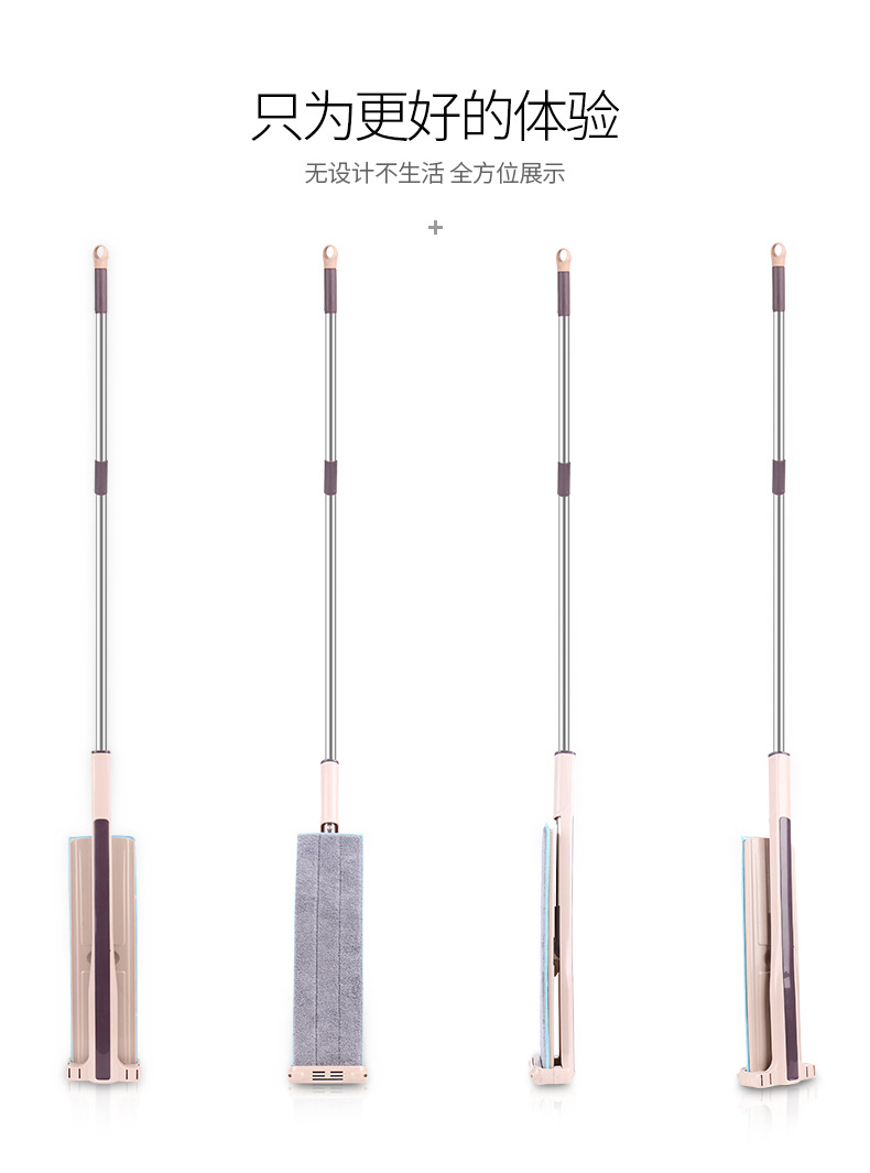 Wash by hand self-filter plate mop 3545cm without touching self-squeeze mop scratch happy mop lazy mop Wash by hand self-filter plate mop 3545cm without touching self-squeeze mop scratch happy mop lazy mop