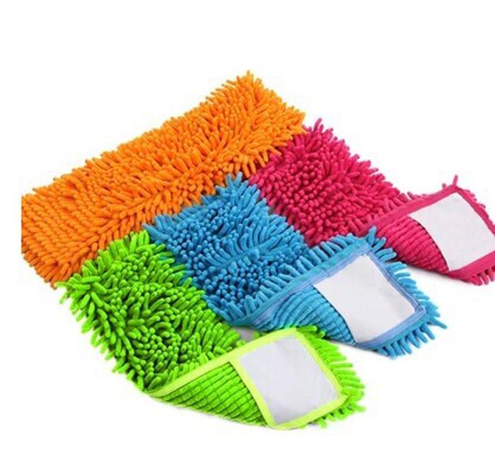 Direct telescopic rod rotating flat mop wood floor absorbent chenille mop to clean dust mop to wipe Direct telescopic rod rotating flat mop wood floor absorbent chenille mop to clean dust mop to wipe