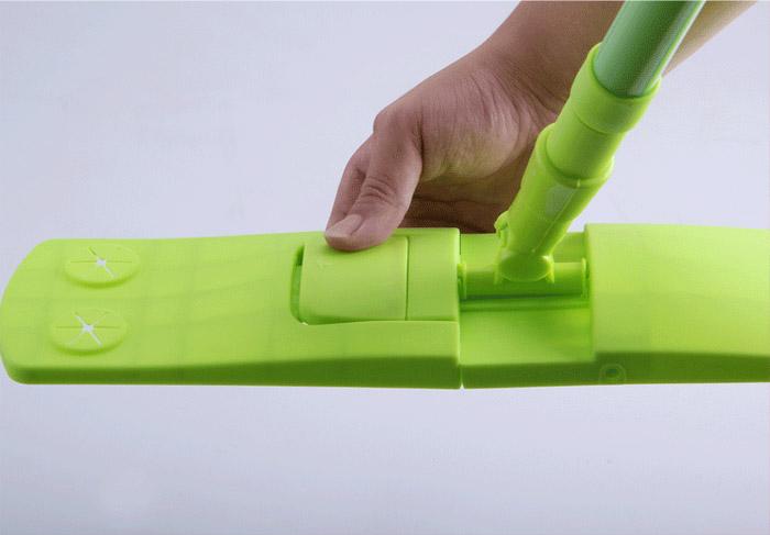 Direct telescopic rod rotating flat mop wood floor absorbent chenille mop to clean dust mop to wipe Direct telescopic rod rotating flat mop wood floor absorbent chenille mop to clean dust mop to wipe
