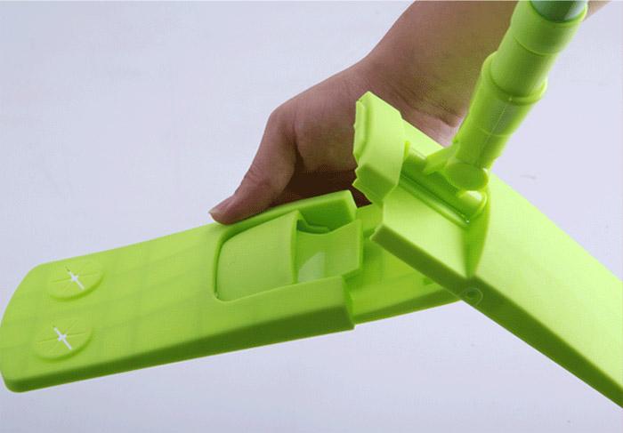 Direct telescopic rod rotating flat mop wood floor absorbent chenille mop to clean dust mop to wipe Direct telescopic rod rotating flat mop wood floor absorbent chenille mop to clean dust mop to wipe