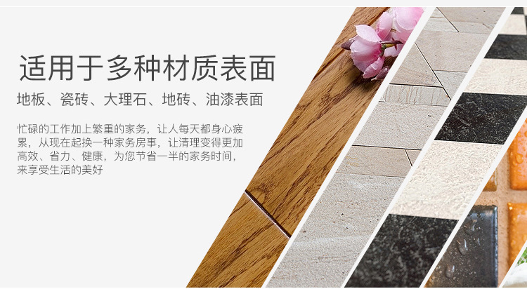 The Mop self - twist water rotary wash to stainless steel telescopic household water absorption lazy drag Mop to both dry and wet