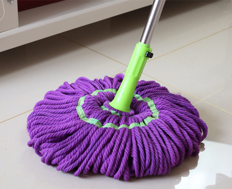 The Mop self - twist water rotary wash to stainless steel telescopic household water absorption lazy drag Mop to both dry and wet