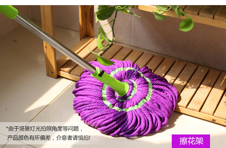 The Mop self - twist water rotary wash to stainless steel telescopic household water absorption lazy drag Mop to both dry and wet