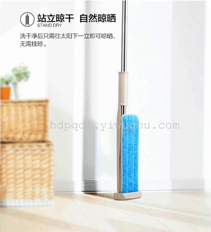 The new lazy free hand wash self-cleaning support handle stainless steel rod rotation drag plate free left Jishui mop The new lazy free hand wash self-cleaning support handle stainless steel rod rotation drag plate free left Jishui mop