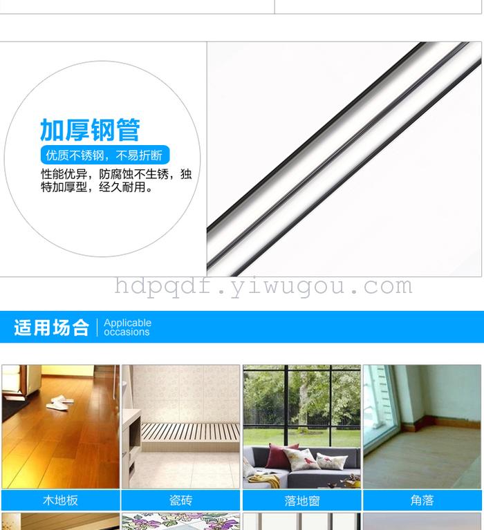 Factory direct sales 2016 new good quality of green cotton double rolling type water wringing mop