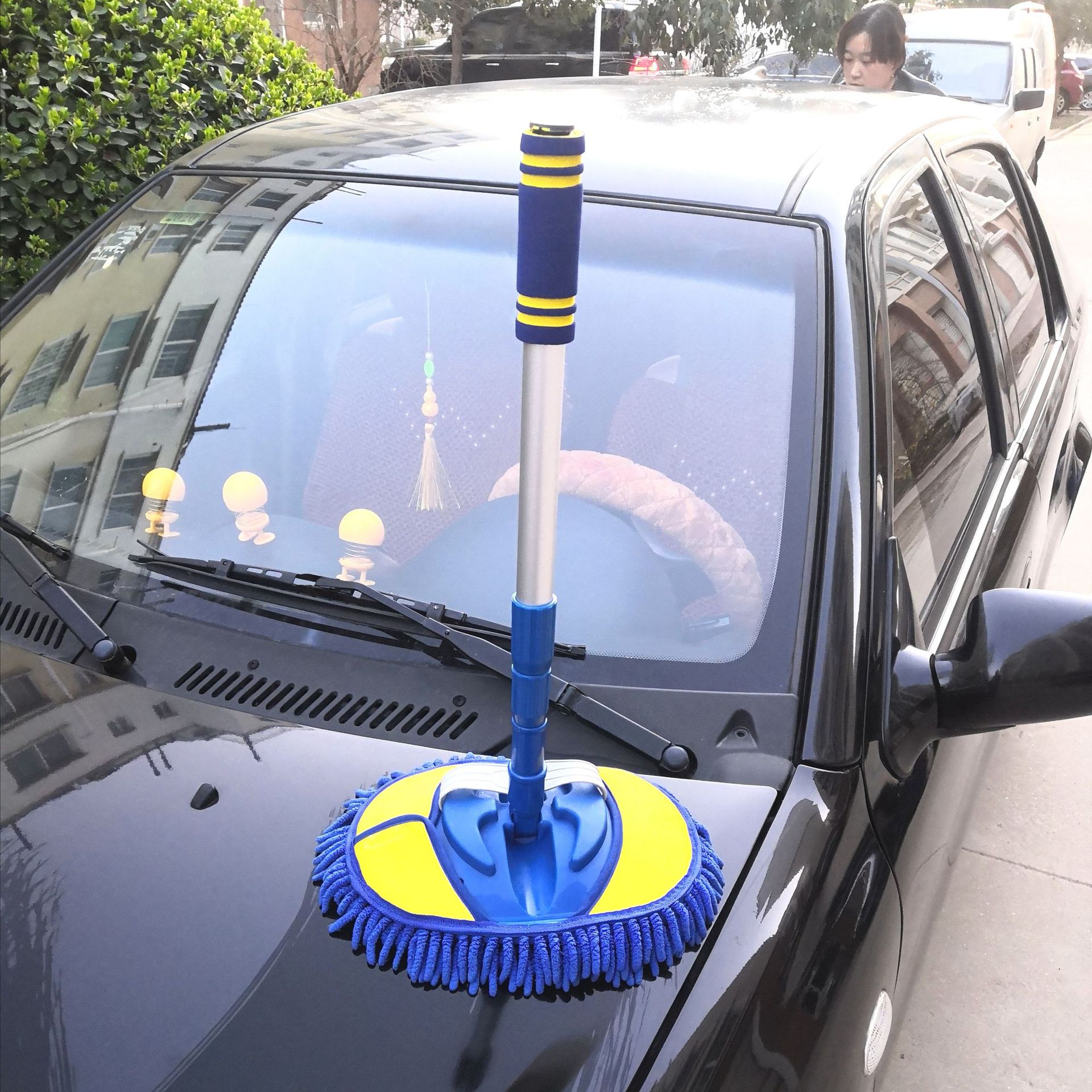 Multifunctional Chenille Car Dust Remover High-End Rotating Car Wash Mop Milk Silk Car Wash Brush Factory Direct Sales Multifunctional Chenille Car Dust Remover High-End Rotating Car Wash Mop Milk Silk Car Wash Brush Factory Direct Sales