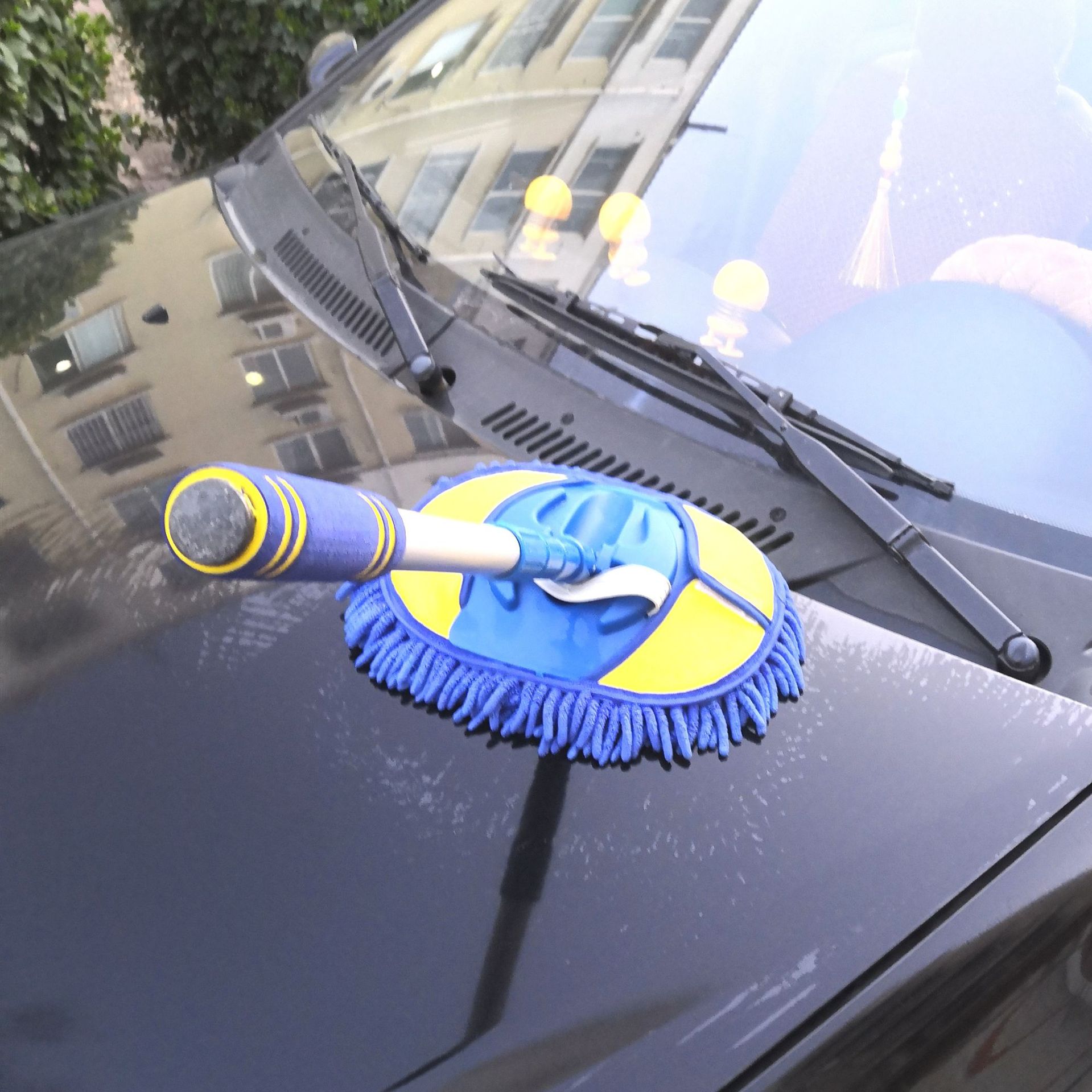 Multifunctional Chenille Car Dust Remover High-End Rotating Car Wash Mop Milk Silk Car Wash Brush Factory Direct Sales Multifunctional Chenille Car Dust Remover High-End Rotating Car Wash Mop Milk Silk Car Wash Brush Factory Direct Sales