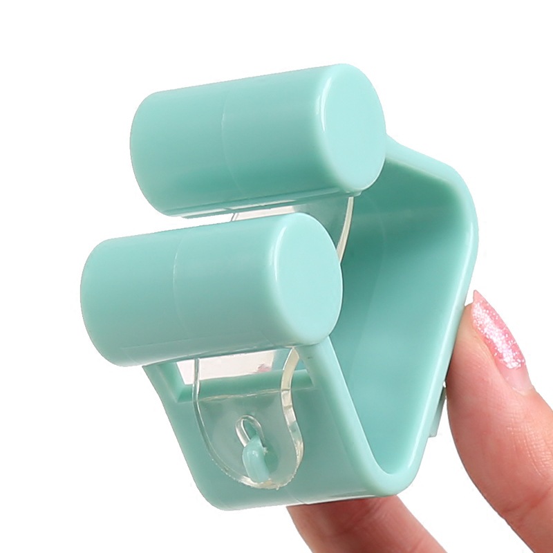 XY no-punch Mop Rack Mop Hook Creative Seamless bathroom Mop Rack Mop Clip