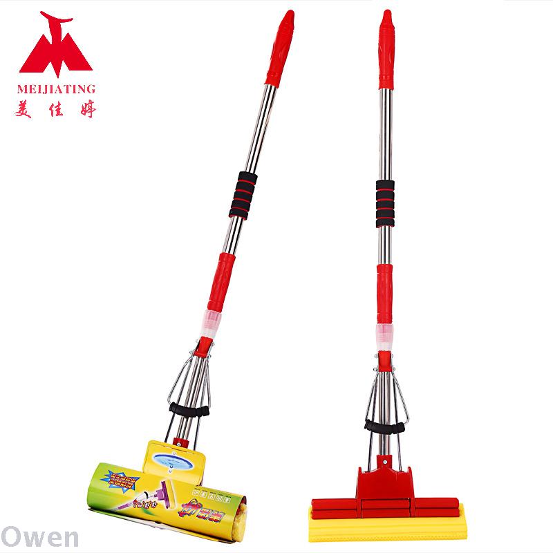 Meijiating 27cm Plastic Square Fork PVA Mop Guangdong German Cotton Non-Slip Sponge Water Mop Meijiating 27cm Plastic Square Fork PVA Mop Guangdong German Cotton Non-Slip Sponge Water Mop