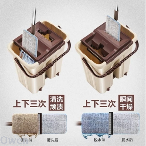 Scratch-off Hand-Free Flat Mop Rotating Household Lazy Mop Wooden Floor Squeeze Mop Bucket Scratch-off Hand-Free Flat Mop Rotating Household Lazy Mop Wooden Floor Squeeze Mop Bucket