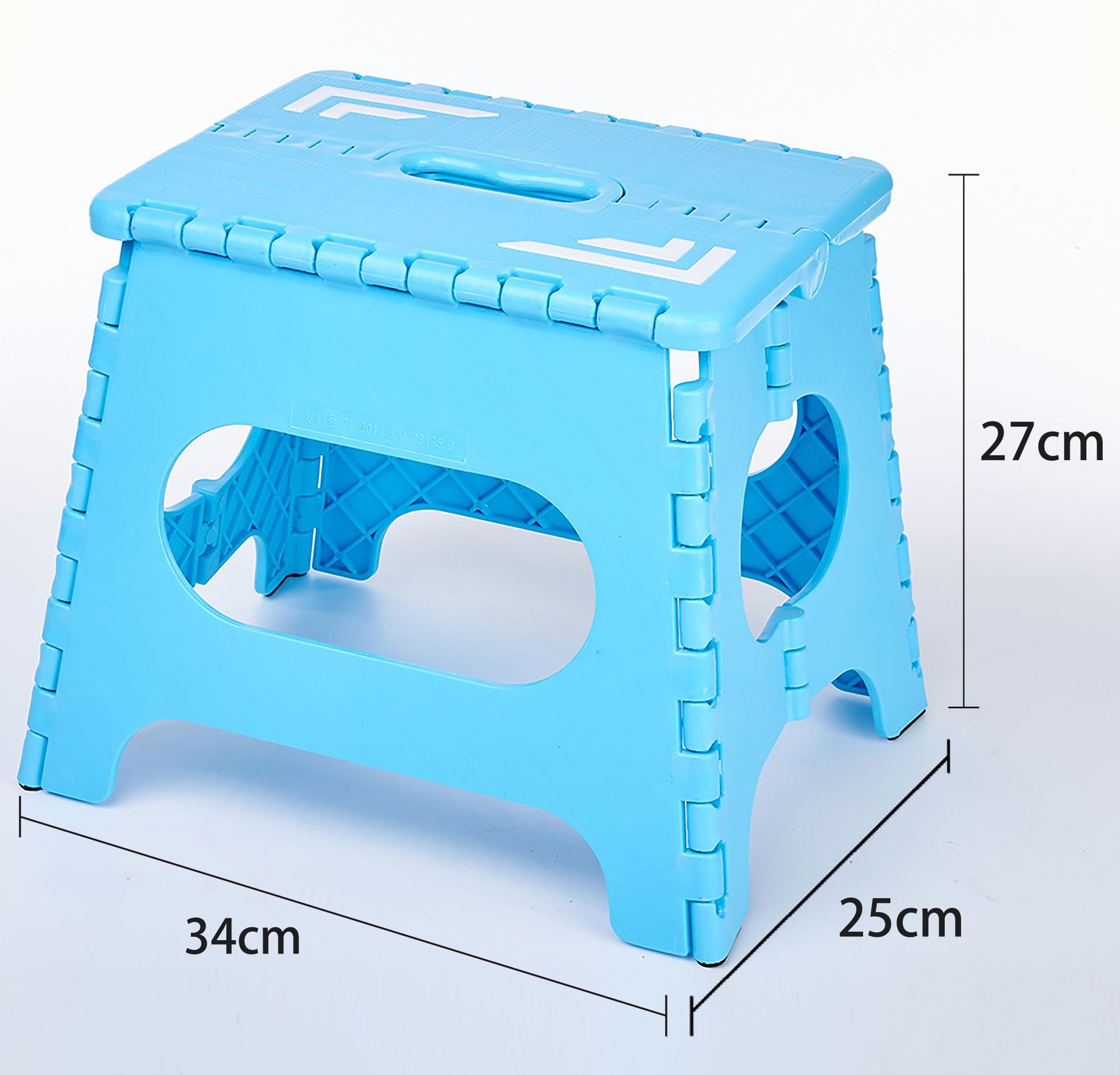 27cm Sitting Height Outdoor Folding Stool Series Stool Surface with Safety Lock