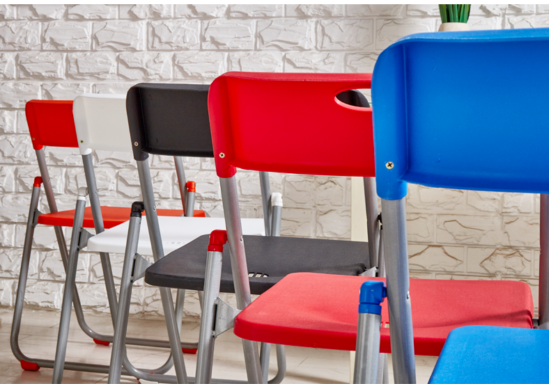 Computer Chair Folding Chair Household Plastic Chair Dining Chair Household Folding Stool Office Chair Leisure Chair Portable Chair