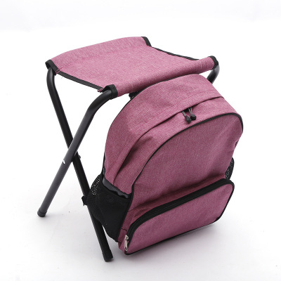 New Outdoor Folding Chair Portable Backpack Chair Detachable Leisure Furniture Ice Pack Folding Stool Chair