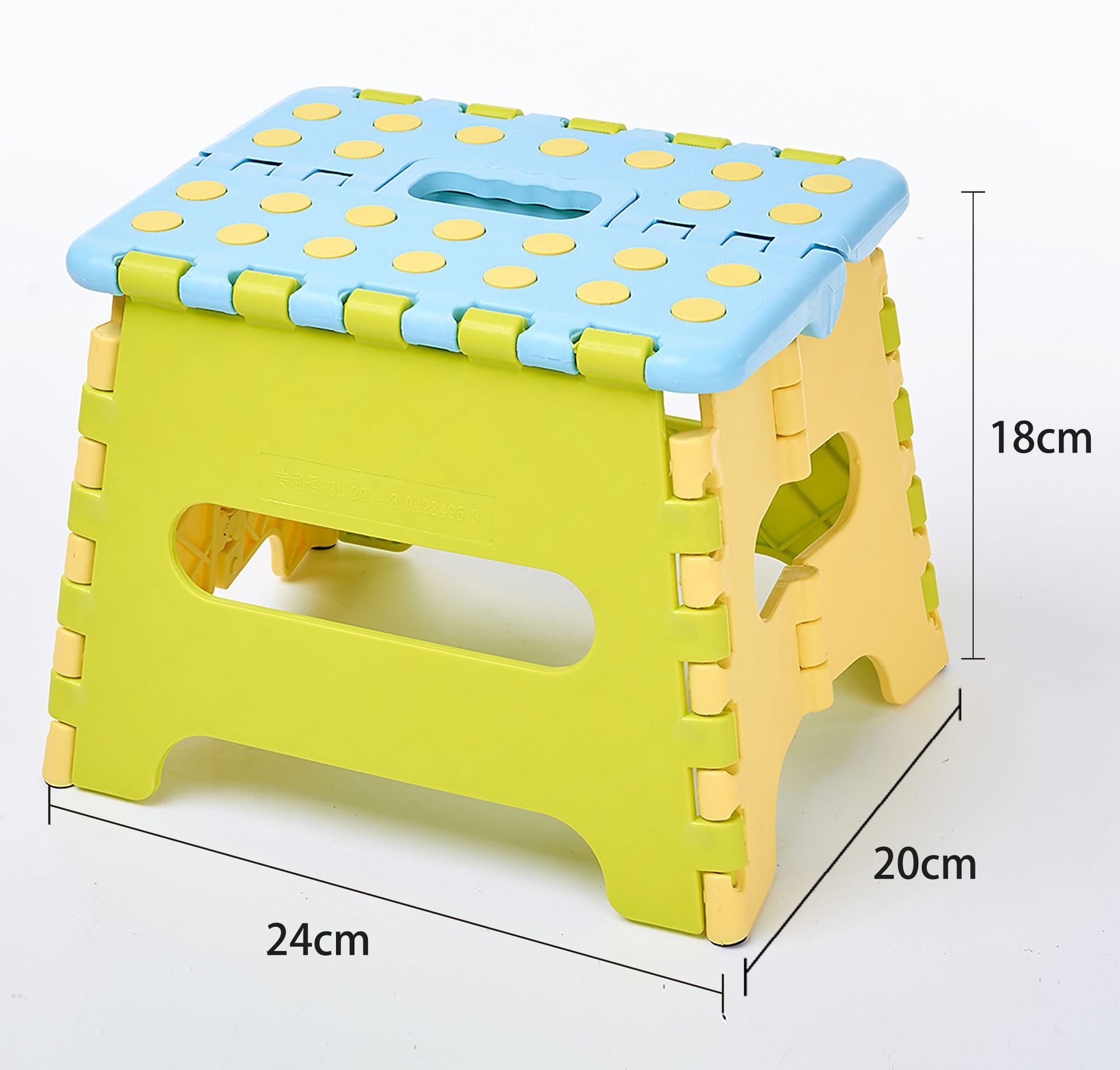 18cm Sitting Height Children Folding Stool Noodles with Safety Lock