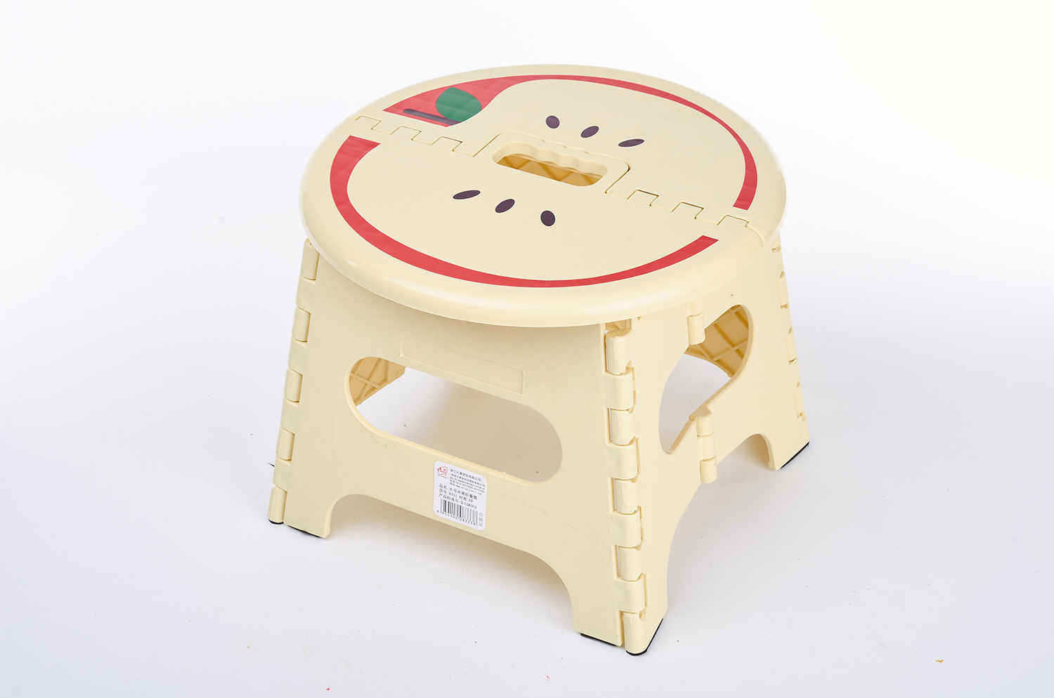 Korean Design Hot Sale Large Fruit Folding Stool with Automatic Safety Lock