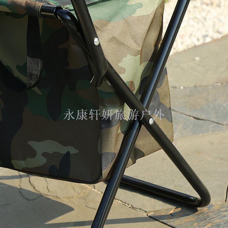Large size by backpack camouflage chair folding chair folding stool sketch chair leisure chair fishing chair with bag
