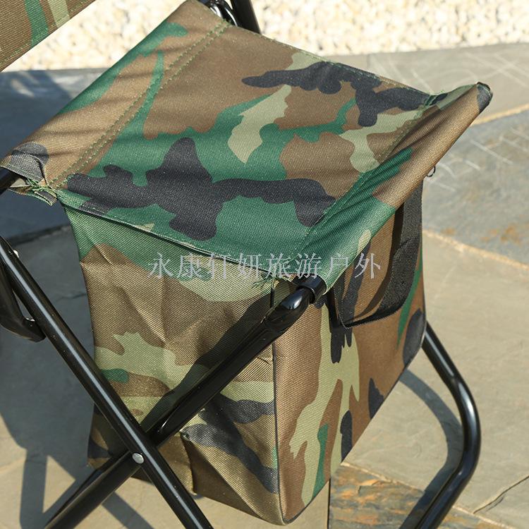 Large size by backpack camouflage chair folding chair folding stool sketch chair leisure chair fishing chair with bag