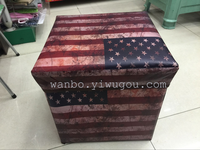 Huambo Home Furnishing folding stool and the wind box storage box for shoes stool