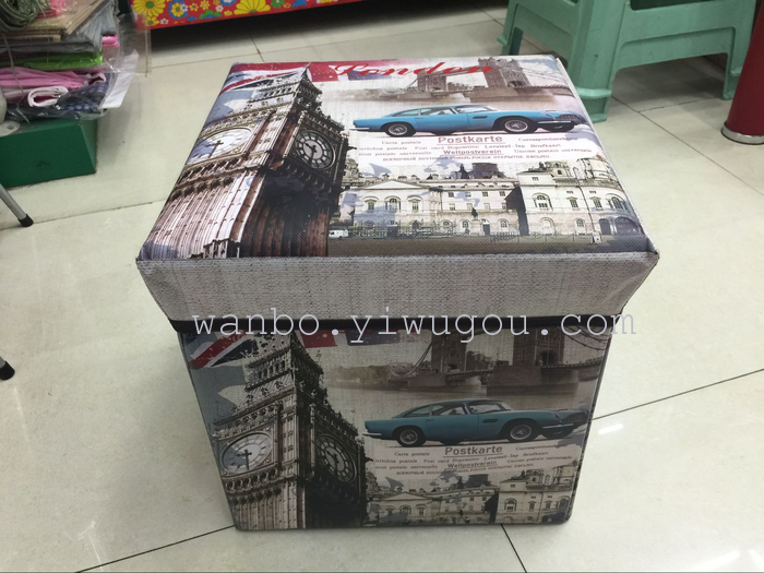 Huambo Home Furnishing folding stool and the wind box storage box for shoes stool