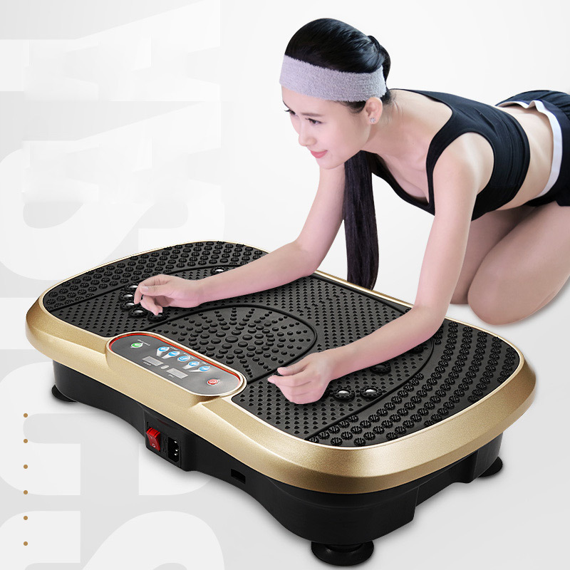 Lazy Power Plate Sports Shiver Machine Vibration Body Shaping Weight Reducing Apparatus Fitness Exercise Machine