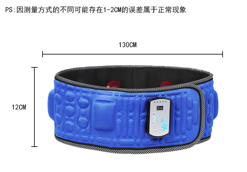 Whole s X5 Times Intelligent Vibration Heating Lazy Belt Sports Shiver Machine Abdominal Massage Fitness Belt