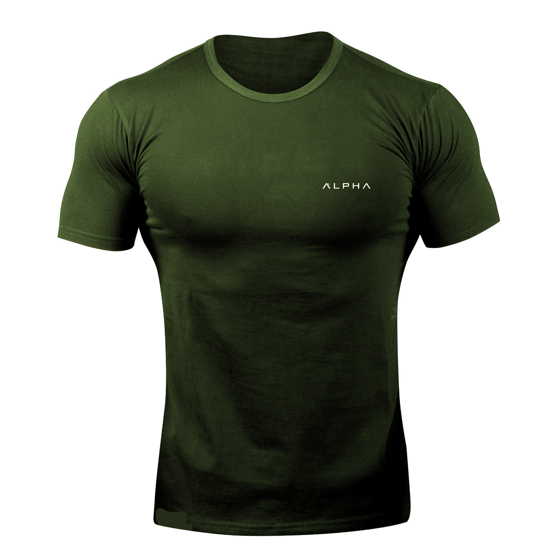 2018 Muscle Boy Sports Spring Fitness Stretch Pure Cotton Leisure Running machine Exercise T-shirt