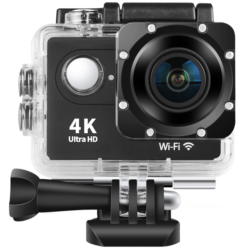 Cross-Border Hot Sale Amazon H9 Sports DV 4K Sports Camera WiFi Diving Outdoor Waterproof Mini Submersible Machine