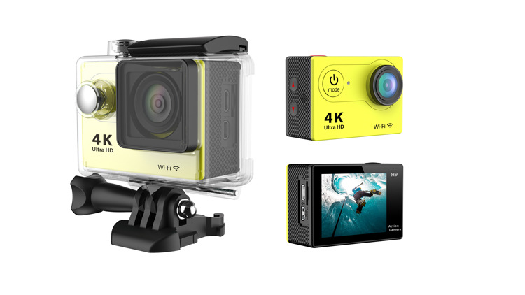 Cross-Border Hot Sale Amazon H9 Sports DV 4K Sports Camera WiFi Diving Outdoor Waterproof Mini Submersible Machine Cross-Border Hot Sale Amazon H9 Sports DV 4K Sports Camera WiFi Diving Outdoor Waterproof Mini Submersible Machine
