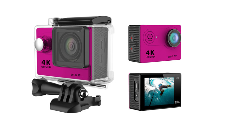 Cross-Border Hot Sale Amazon H9 Sports DV 4K Sports Camera WiFi Diving Outdoor Waterproof Mini Submersible Machine Cross-Border Hot Sale Amazon H9 Sports DV 4K Sports Camera WiFi Diving Outdoor Waterproof Mini Submersible Machine