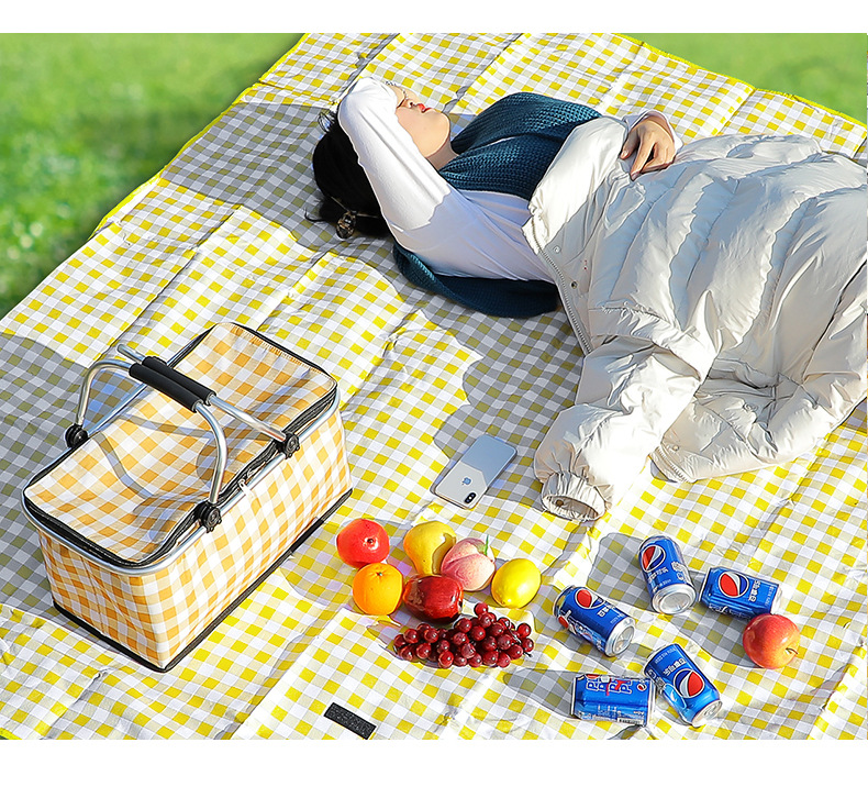 Hot Sale Outdoor Picnic Mat Folding Moisture Proof Pad Camping Picnic Blanket Beach Travel Beach Mat Source Factory