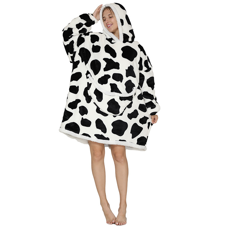 Lazy Blanket Composite Lambswool Pullover Flannel Sweater TV Blanket Hooded Lazy Clothes Outdoor Keep Warm Pajamas Lazy Blanket Composite Lambswool Pullover Flannel Sweater TV Blanket Hooded Lazy Clothes Outdoor Keep Warm Pajamas