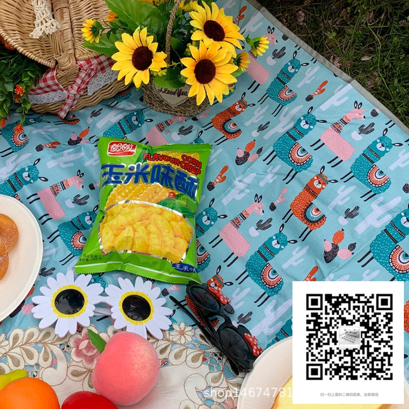 Factory Supply New Picnic Mat Picnic Blanket Beach Mat Outdoor Mat Camping Waterproof and Moisture-Proof Liner