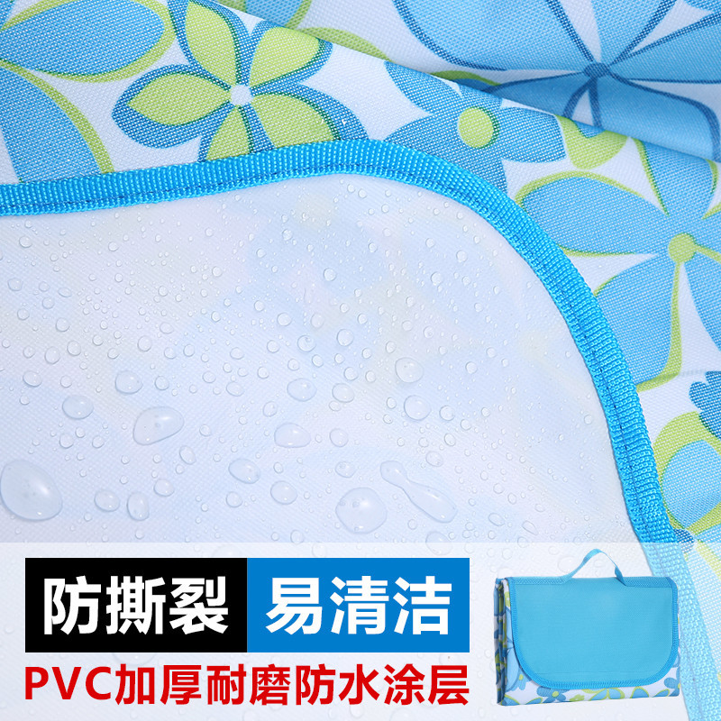 Spot Moisture-Proof Picnic Mat Outdoor Picnic Camp Beach Tent Floor Mat Waterproof Thickened Lawn Mat Picnic Blanket